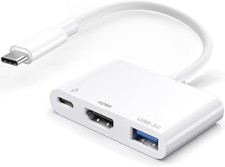 USB-C to HDMI Multiport Adapter with HDMI 4K@60Hz Output USB 3.0 Port and USB-C