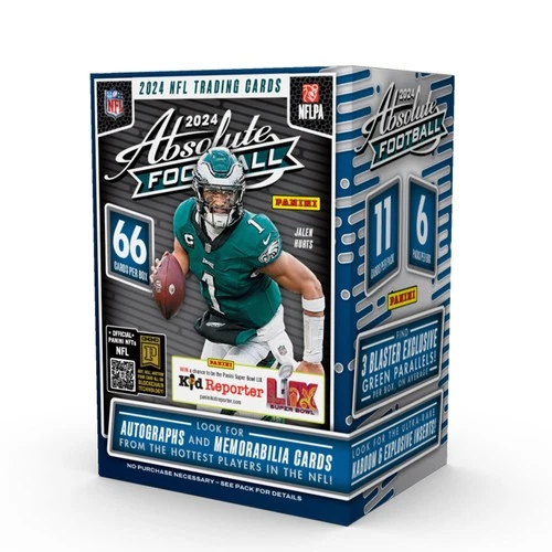 2024 Panini Absolute Football Nfl Trading Cards Blaster Box 6 Packs 11 Cards