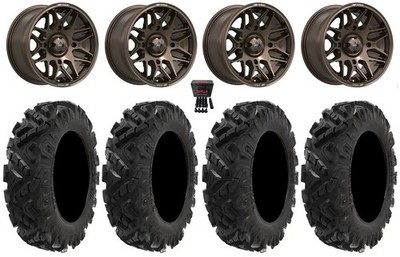 MSA Radar 15'' Wheels Matte Bronze 30'' Attack 2.0 Tires Textron Wildcat XX