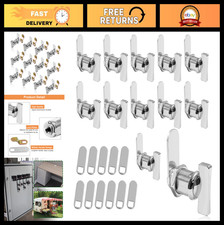 12 Pcs 7/8" Cam Lock Thumb Operated Cabinet Lock Non-Locking for RV, Camper, V