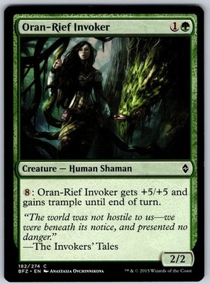Oran-Rief Invoker MTG C Battle for Zendikar 182 LP