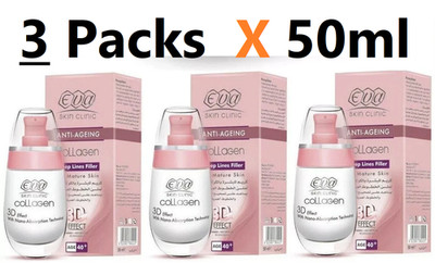 Eva Skin Clinic Collagen Deep Lines Filler 40+ ( 3 Packs X 50ml )