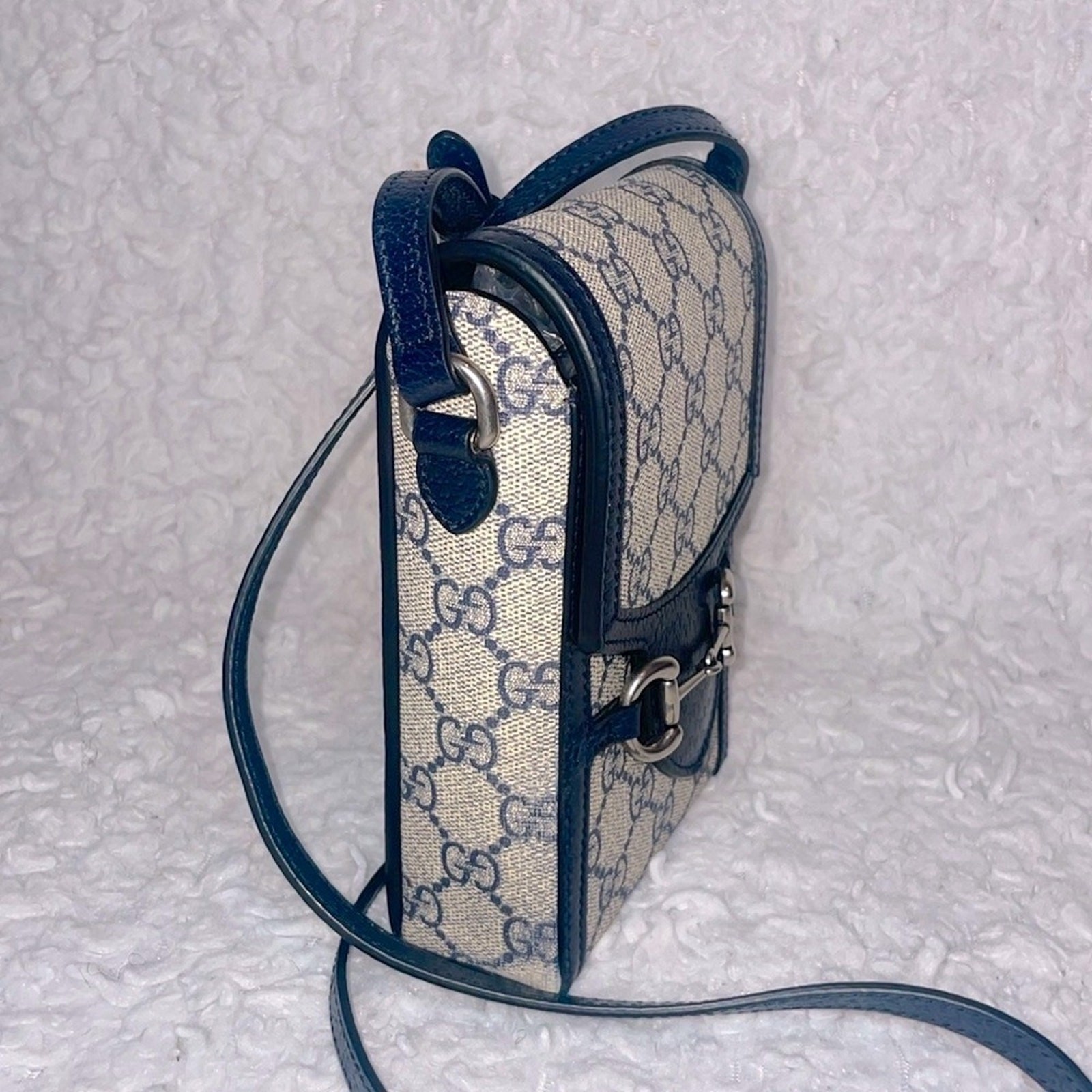 Gucci 1955 Horsebit Mini Rectangle Crossbody GG S… - image 5