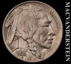 1936-S Buffalo Nickel — photo from another recent sale