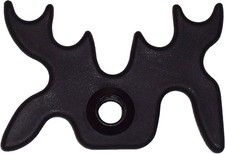 Moose Black Plastic Pool Billiard Cue Stick Bridge Head