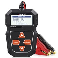 KW208 12V Car Battery Tester, Battery Load Tester Automotive 12V Alternator S...