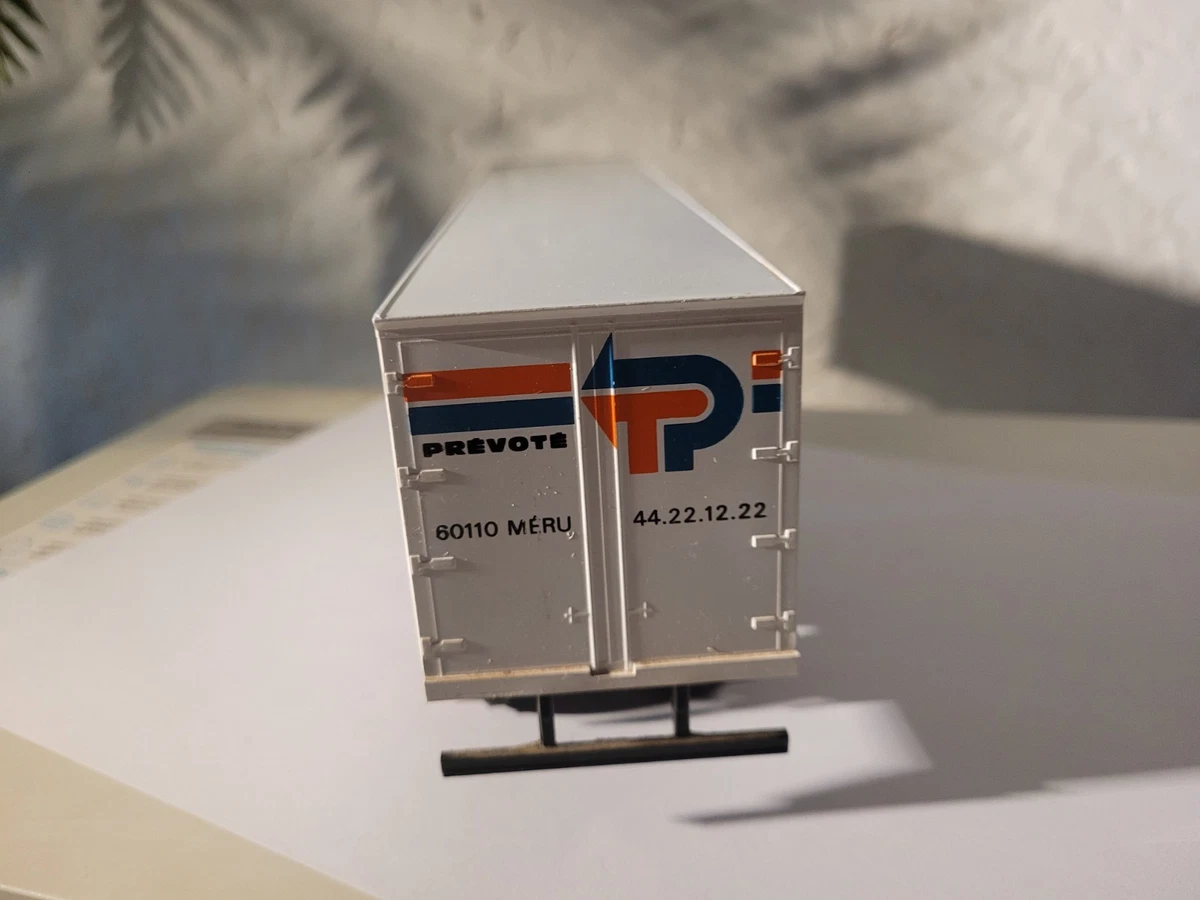 Semi fourgon camion Eligor LBS 1/43 Transports Prévôté