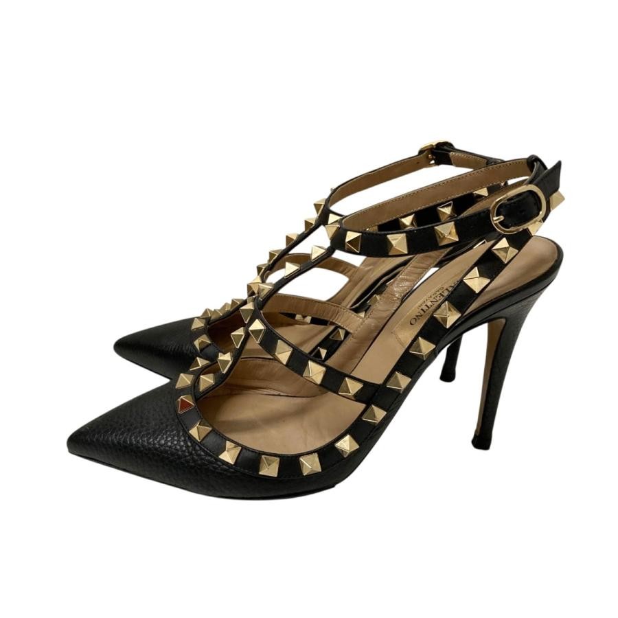 Valentino Garavani Pumps Heel Studded Leather Black EU36/US6 116192c thumbnail 23
