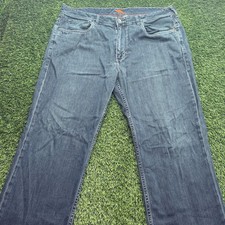 Tommy Bahama Cayman Relaxed Jeans Mens 40x30 Mens Blue Denim Dark Wash Stretch