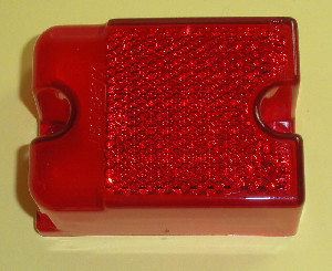 Wesbar 3342 Clearance Light Replacement Lens Red