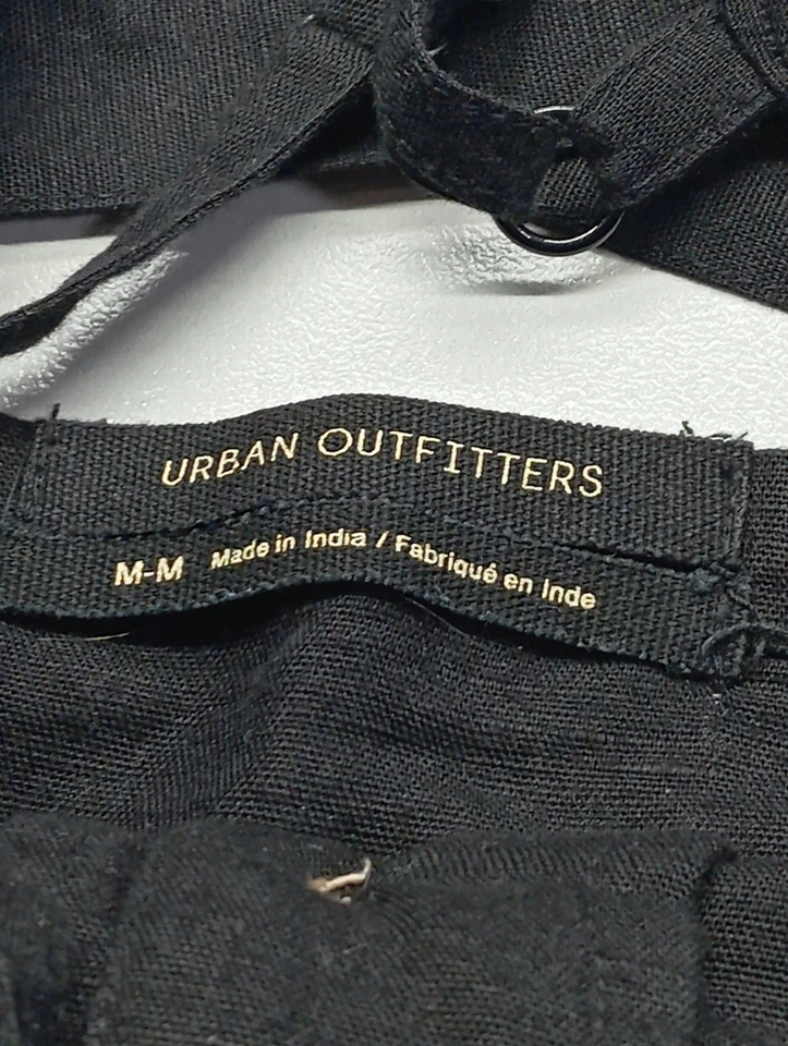 URBAN OUTFITTERS Vestido tipo overol Mujeres Vestido Talla EU 36 negro - Imagen 4 de 4