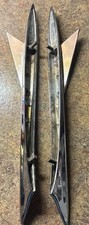 1957 1958 Dodge Hood Ornament Pair Mopar Very Nice Oem Set Chrome 1686330-1 1957 1958 Dodge Hood Ornament Pair Mopar Very Nice Oem Set Chrome 1686330-1