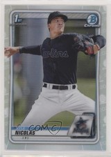 2020 Bowman Draft Chrome Refractor Kyle Nicolas #BD-64 7iu