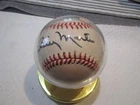 Billy Martin Signed Baseball Official American League, A’s, Yankees