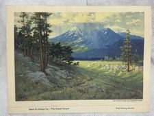 Vintage Mid Century Santa Fe Dining Car Menu Fred Harvey Grand Canyon Railroad