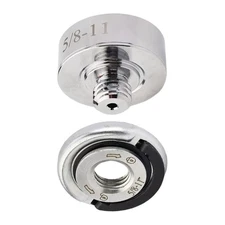 Grinder Conversion 5/8"-11 Thread Adapter with Locking Nut for X Lock Grinder