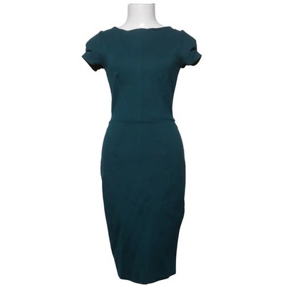 Closet London, Kleid, Größe: 34, Grün, Elasthan/Polyamid/Viskose, Einfarbig #YHd