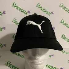 PUMA Hat Evercat Luke Baseball Cap Black White Logo L/XL