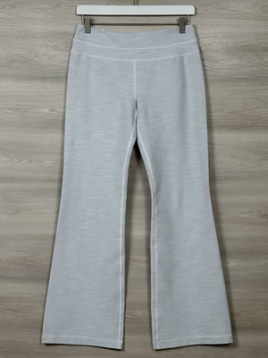 Lululemon Groove Pant Reversible   Size 6 White Slub Denim WHSD 64471
