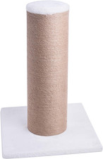 Petface Big Boy Cat Scratcher Post, Withstands Tough Scratching, Cream, H72 X W5
