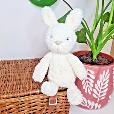 Jellycat Small Nugget Bunny Rabbit - Small Bunny Cream Rabbit Soft Toy 8"