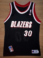 Terry Porter Portland Trailblazers Champion Replica Size 40 Medium Men’s Black