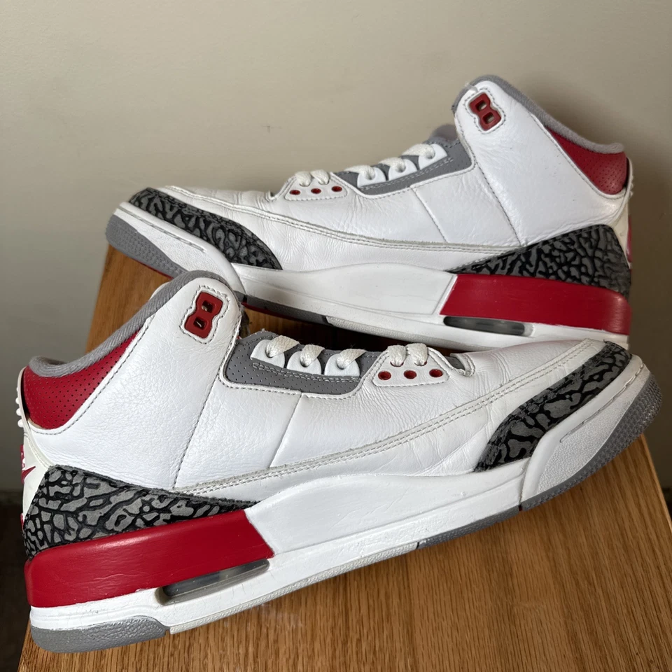 Size 10.5 - Jordan 3 Retro Mid Fire Red (MINT CONDITION) [REP BOX!!] - Image 3 of 4
