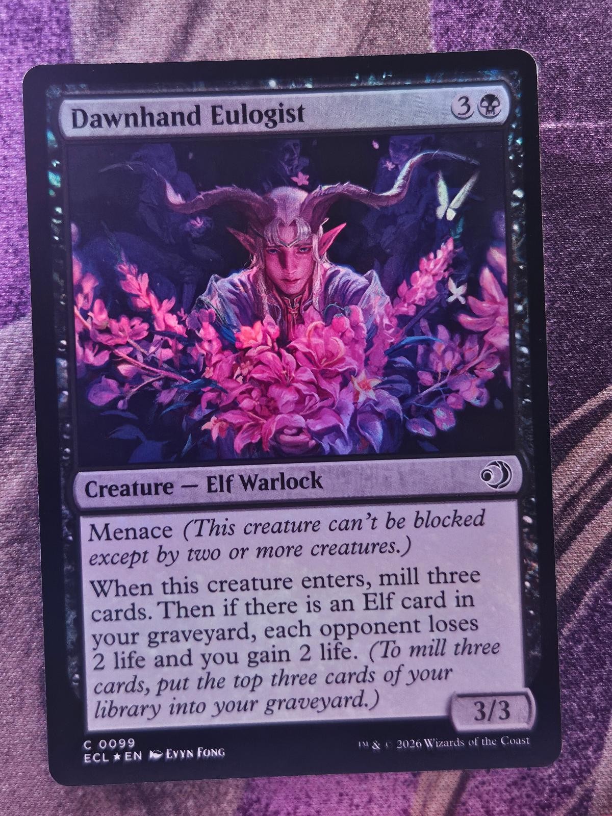 Dawnhand Eulogist 99 Common Lorwyn Eclipsed Magic: The Gathering Foil Near Mint