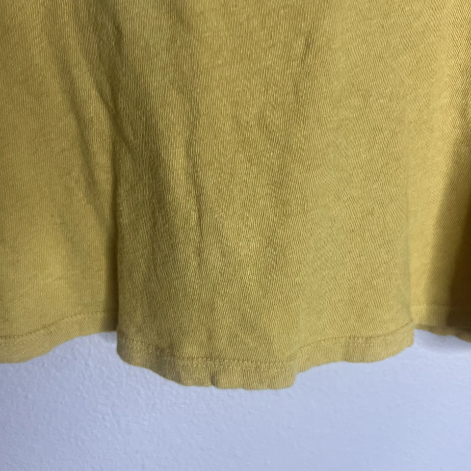 Camiseta gráfica MOTHER Superior para mujer talla mediana amarilla envejecida estilo vintage Foto 2 de 4