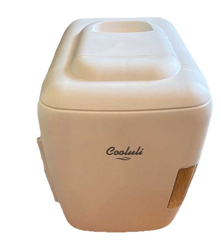 Cooluli Classic-4L 4L Portable Mini Make-up Fridge White Cooling/Warming 12V/AC