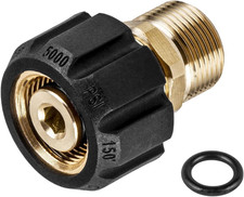 Pressure Washer Adapter, M22 15Mm Female Thread to M22 14Mm Male Fitting, 5000 P