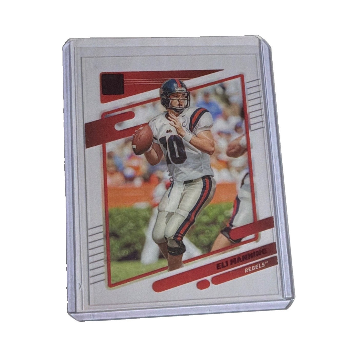 Panini Chronicles Draft Picks Clearly Donruss Eli Manning #20 Red /149