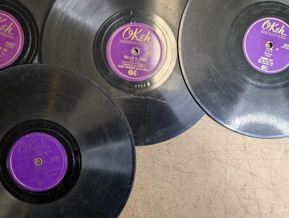 x27 LOT Okeh Label 78 RPM Records Country Jazz Swing Pop Blues Fox Trot Ballad - Image 4 of 4