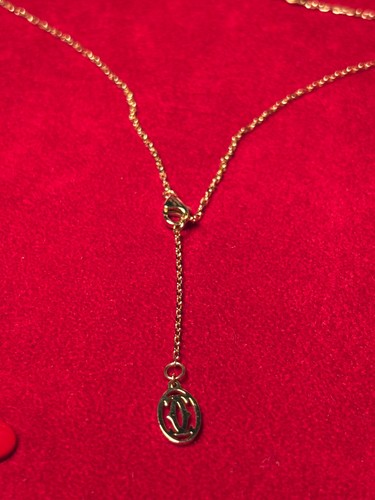 Cartier D'Amour Pendant Necklace 18K Rose Gold with 0.09 Diamond Small 16” in - Picture 10 of 12