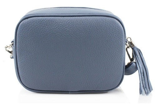Women's Real Leather Cross Body Bag Tassel zip messenger Over Shoulder Multi Bag - Picture 18 of 42