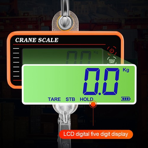 Escala de grúa digital 1500 kg 3000 lb electrónica industrial resistente colgante # - Imagen 7 de 24