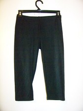 Girls Curtain Call Black Capri Dance Pants Size Child Large EUC  
