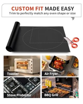 Toaster Oven Fit Fab Home Oven Liner Air Fryer Accessories Baking