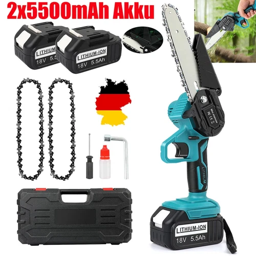 6 Zoll Akku Elektro Kettensäge Motorsäge Akku Mini Handkettensäge Für Makita 18V