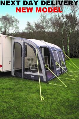 Leisurewize Swift Coastline Caravan Ontario Porch Awning 390 Charcoal