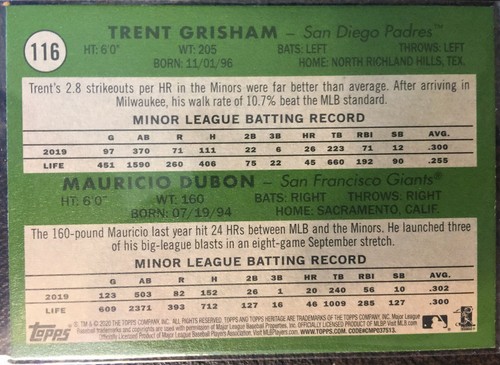 PiCk 2020 Topps Heritage 💥 1-725 bASe/hiGh# SP/RC/StARS/SSP PARALLeL VARiAtiONS - Bild 67 von 215