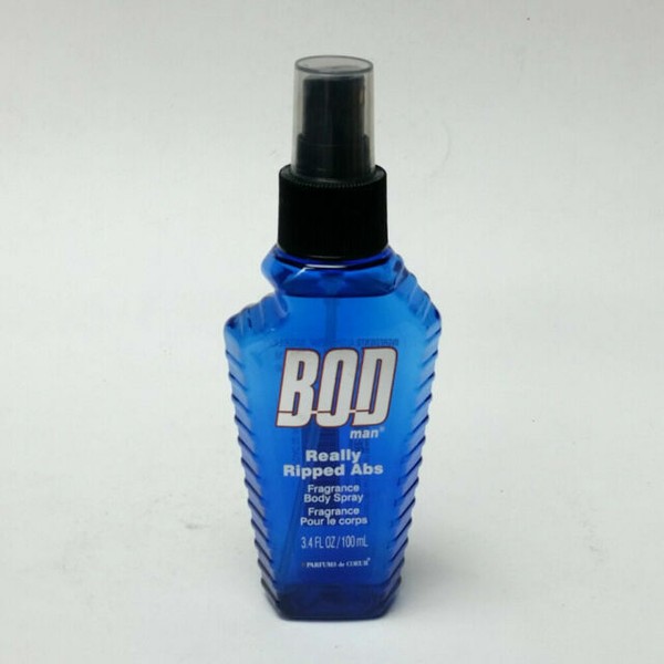 Mens Bod Man Really Ripped ABS Body Spray 3.45 FL Oz 95 Full No Lid for