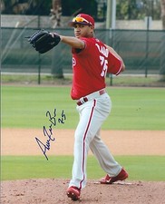 Signed 8x10 ALBERTO TIRADO Philadelphia Phillies  Autographed photo- COA 