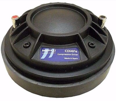 Beyma CD14Fe  1,4'' Bolt On Compression Driver  120W 8 Ohm 107 dB 500-16000 Hz