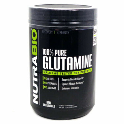NutraBio L-glutamine Powder 500 Grams