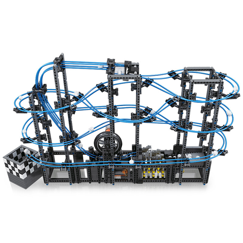 Mould King Ball Roller Coaster Achterbahn Technik Klemmbausteine