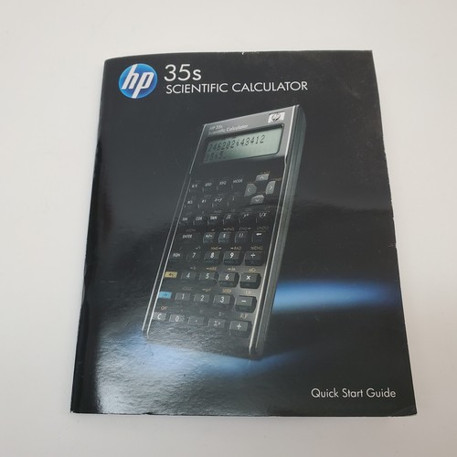 HP 35S scientific calculator Tested Working w/ Case & Manual - Picture 13 of 16