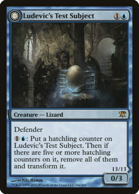 1 x Ludevic's Test Subject - Innistrad - LP - Magic The Gathering - MTG
