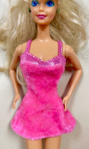 Vtg Barbie Doll Neon Pink Dresses~Hollywood Jacket Clothes Outfits 80s-1990s Lot - Picture 13 of 22