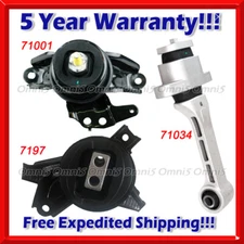 M655 Fits 2011-2015  Kia Optima 2.4L AUTO Engine Motor & Trans Mount Set 3pc